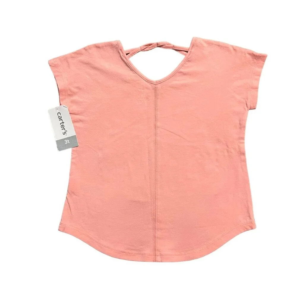 NEW Carter's 3T Coral Cute Kind Wonderful Shirt